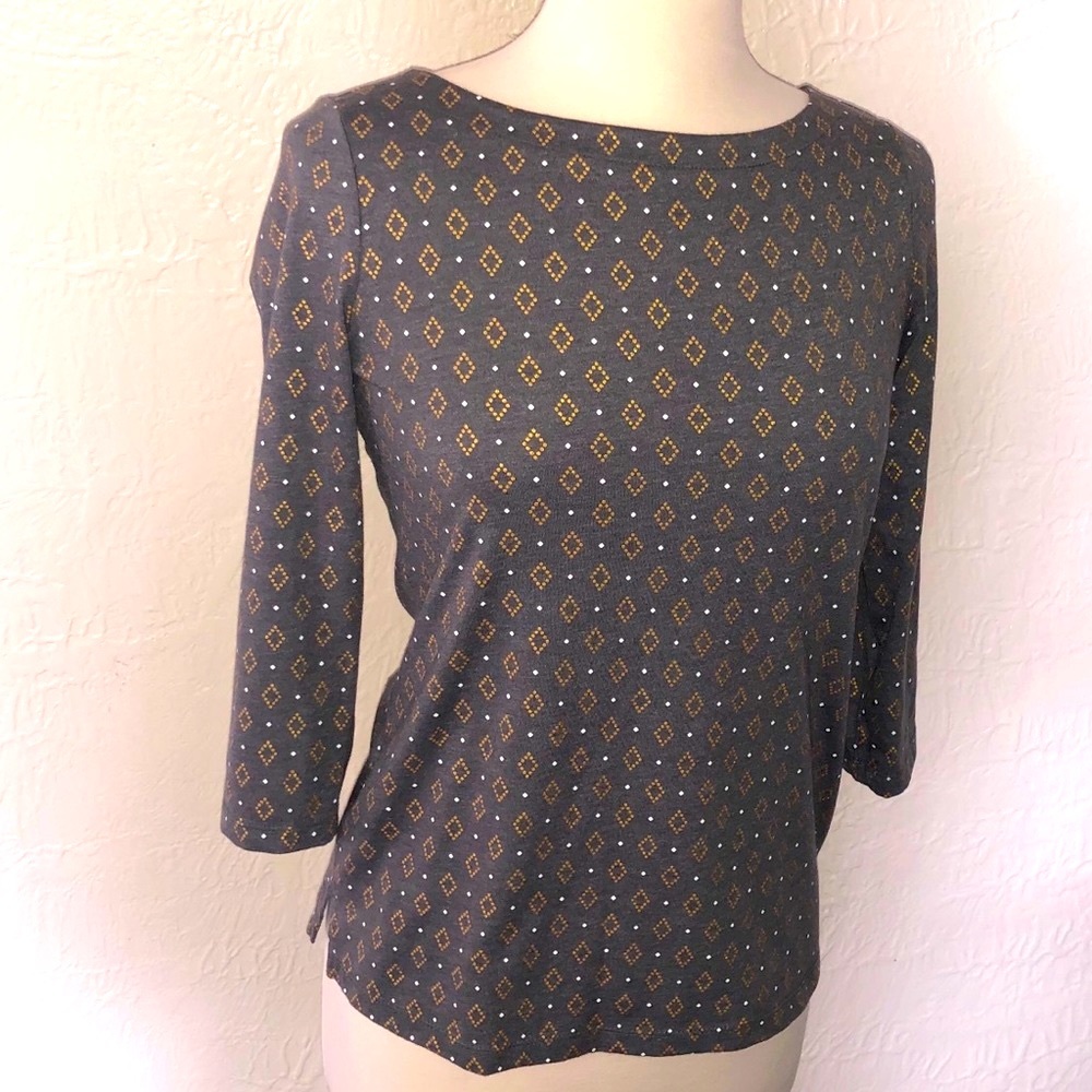 Ann Taylor The Loft women’s blouse 3/4 sleeves size small
